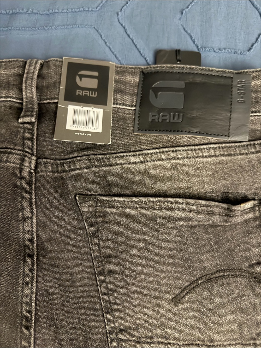 G-Star Raw Men's Washed Black Slim Jeans